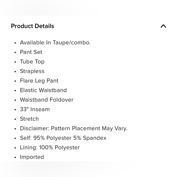 Fashion Nova Desert Vibe Pant Set In Taupe/Combo-Sz.Medium NEW🤎💚 - Picture 5 of 5